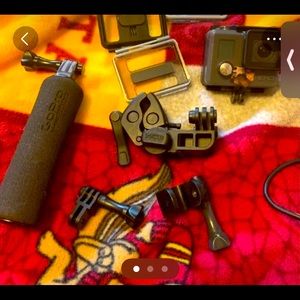 GoPro Hero with case and accessories!